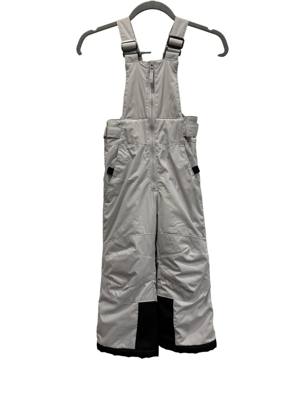 Columbia Youth Insulated Snow Bib Overalls Gray Ski Snow Pants Size 4/5